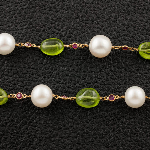 Amazon.com: A&M Natural Peridot And Pearl 925 Sterling Silver Healing  Necklace, Handmade Peridot And Pearl Beaded Necklace, Beautiful Peridot And  Pearl Beads Necklace Jewelry, Jewelry For Gift, Casual Wear, Handmade  Beaded Necklace